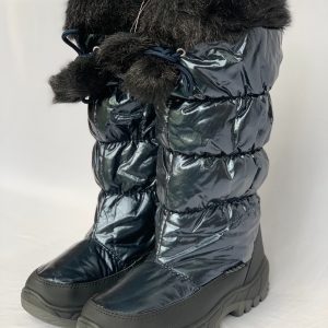 The lightweight and waterproof Nylon Suede Solid Boots in Blue